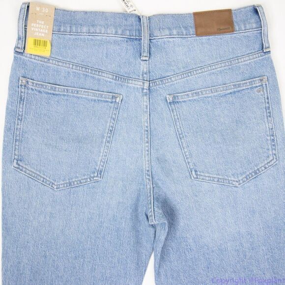 NEW Madewell The Perfect Vintage‎ High Waist Jeans in Marian Wash, size 30 - Picture 12 of 16